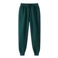 thumbnail image 1 of Yuyuzo Plus Size Sweatpants for Women Thick Workout Jogging Pants Elastic Waist Drawstring Solid Color Trackpants, 1 of 2