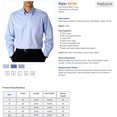 thumbnail image 2 of Non-Iron Pinpoint Oxford Shirt, XL, Blue Mist, 2 of 2