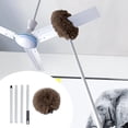thumbnail image 1 of Ceiling Fan Cleaner Duster with 47 Inches Extension Pole- High Ceiling Fan Blade Cleaning Tool Microfiber Duster Reusable Pads for Cleaning Furniture Clearance, 1 of 6