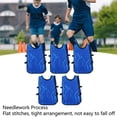 thumbnail image 4 of Kids Training Tank Sleeveless Practice Pinnies Sunshade with Shirts, 5PCS, Football Training, 4 of 7