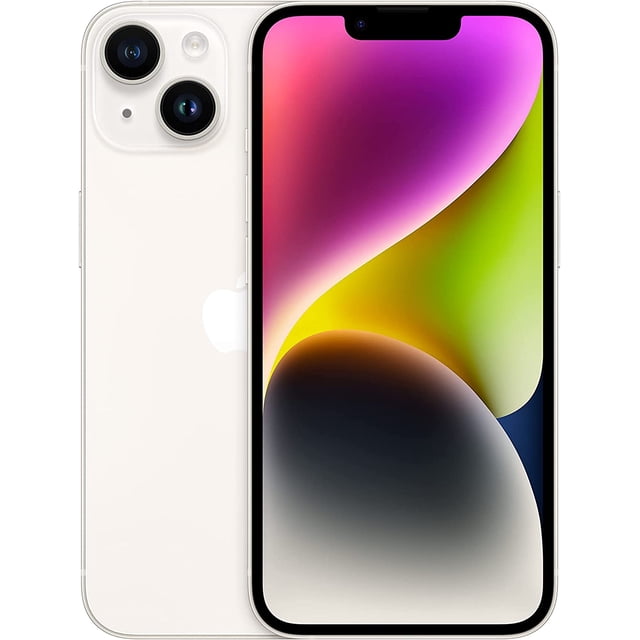 Apple iPhone 14 Plus 256GB Unlocked Smartphone (Starlight) Certified Refurbished Excellent Condition