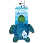 Spunky Pup Clean Earth Turtle Small Plush Dog Toy