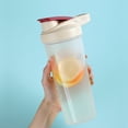 thumbnail image 4 of U-863 Beige Gobelet Shaker à Protéines 800 ml avec Balle Mélangeuse pour Mise en Forme Sports Conception Portative Activité, 4 of 6