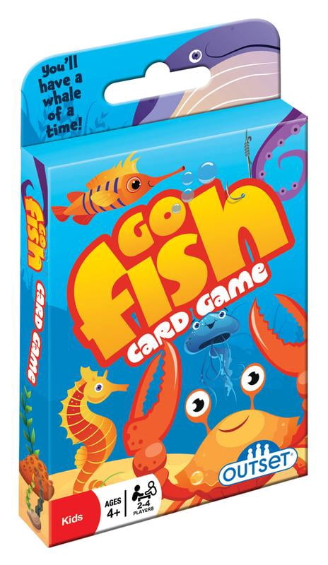 Go Fish Card Game - The Classic Card Game Featured on 36 Over-Sized Cards for 2 to 4 Players Ages 4 and up