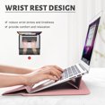 thumbnail image 4 of Laptop Sleeve, 13/14 Inch 3 in1 Laptop Sleeve Case Waterproof PVC Foldable Stand Wrist Rest Protective Notebook Cover Bag, 4 of 8