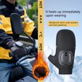 thumbnail image 4 of Upgraded Heating Fingerless Hand Warming Rechargeable Hand Warming Heating Work Cycling Skiing Motorcycle Camping Hiking Small Pedal under The Desk Elliptical Exercise Workout Bands Stationary Bike, 4 of 5