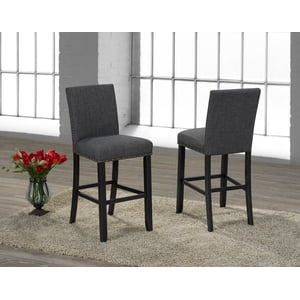 COSMIC HOMES 29'' BAR STOOL, SET OF 2 - GREY
