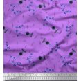 thumbnail image 1 of Soimoi Cotton Duck Fabric Airplane,Guitar Wire & Notes Musical Instrument Decor Fabric Printed Yard 56 Inch Wide, 1 of 3