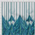 thumbnail image 2 of oneOone Silk Tabby Fabric Stripe & Floral Panel Decor Fabric Printed BTY 42 Inch Wide, 2 of 3