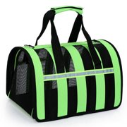 Pet Carrier Bag Cat Carrier Travel Bag Breathable Mesh Carrier Bag Outdoor Foldable Transport Bag