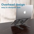 thumbnail image 1 of Laptop Tablet Stand   Lightweight Adjustable Aluminum Laptop Computer Stand  Ergonomic Foldable Portable Desktop Tray, 1 of 6