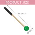 thumbnail image 2 of SEWCHICS 1 Pair Drum Mallet Stick for Performance with Round Ball Black, 2 of 7