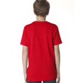 thumbnail image 2 of Next Level Youth Cotton Crew, XL, Red, 2 of 3