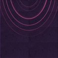 thumbnail image 1 of Ahgly Tapis d'Intérieur Lavable en Machine Carré Noir Nuit Transitionnel, 6 Pieds Carré, 1 of 7