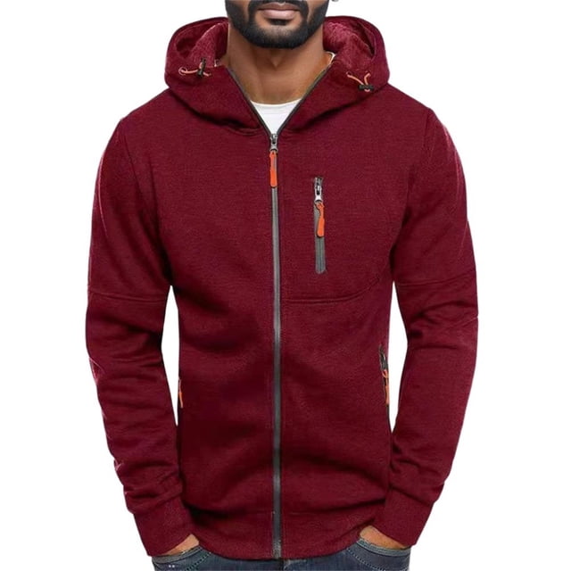 2025 Chandails à Capuche et Chandails pour Hommes Chandail Ajusté d'Automne et d'Hiver pour Hommes Robe Chandail pour Hommes Chandail à Capuche Décontracté Uni à Manches Longues Pantalon Parachute à Capuche