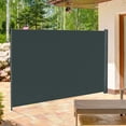 thumbnail image 2 of Outsunny 118" x 79" Retractable Side Awning Folding Privacy Screen Grey, 2 of 9