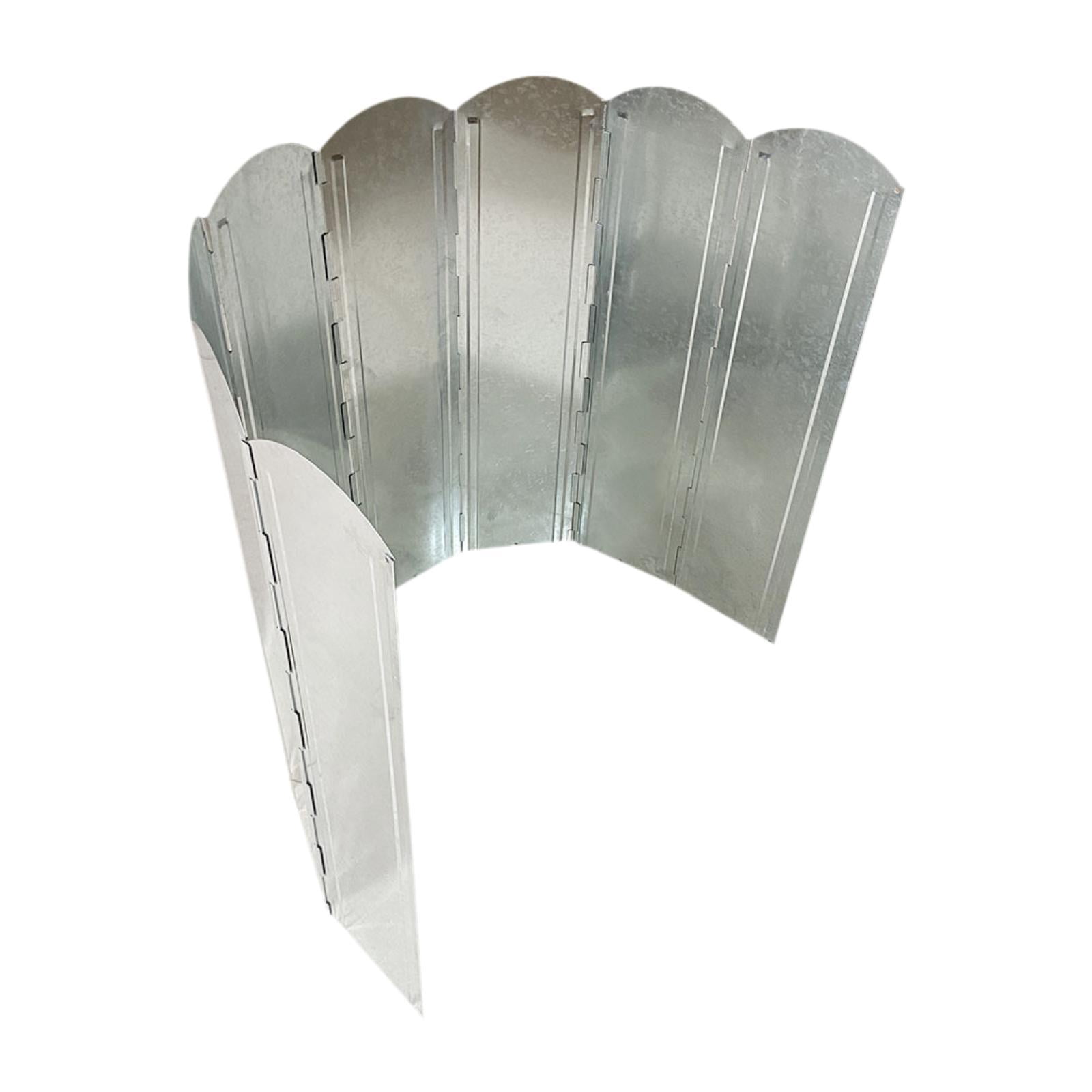 Almencla Pare-Vent de Poêle de Camping Brûleur Pare-Vent pour Barbecue Camping Randonnée 120cmx40cm