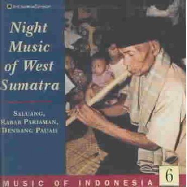Various Artists Music of Indonesia, Vol. 6: Night Music of West Sumatra CD