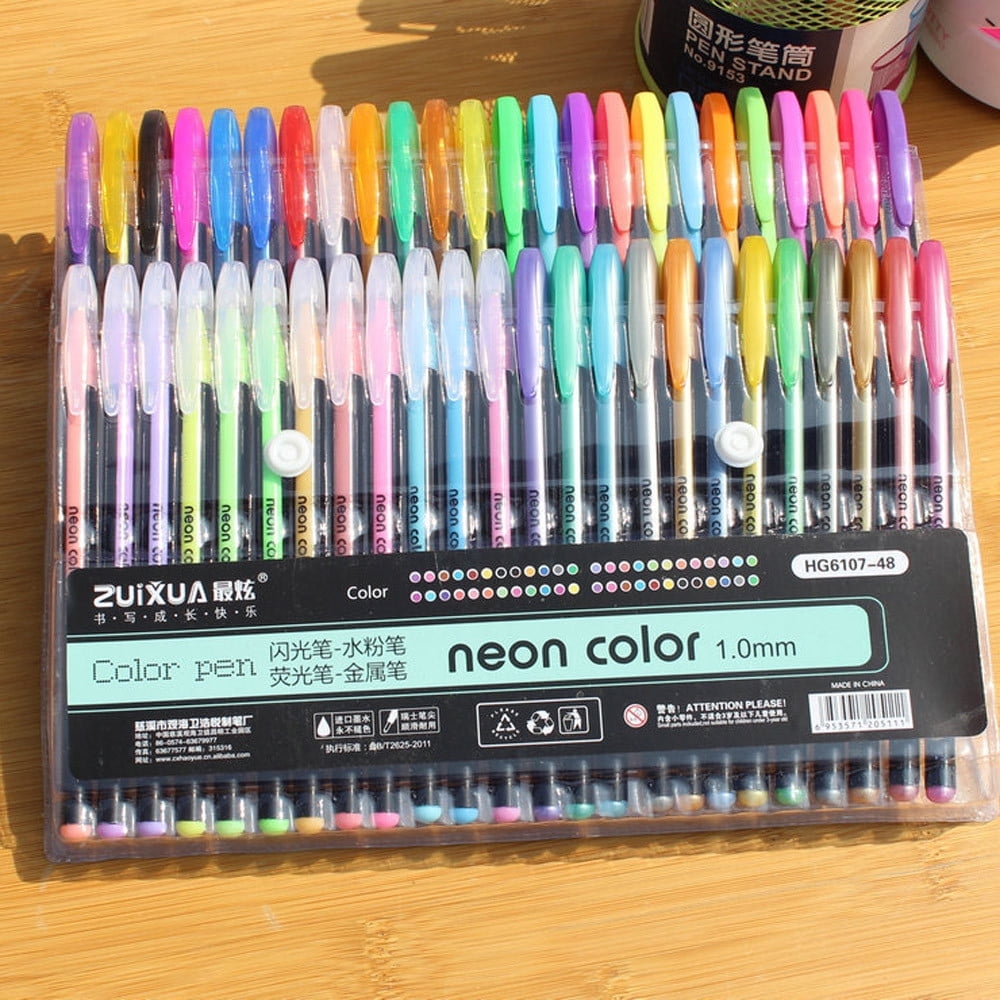 Elezeal Lot de 48 feutres de coloriage lavables de couleurs assorties pour enfants et étudiants avec boîte de rangement - Stylos colorés pour dessin et coloriage pour adultes Elezeal Lot de 48 feutres de coloriage lavables de couleurs assorties pour enfants et étudiants avec boîte de rangement - Stylos colorés pour dessin et coloriage pour adultes