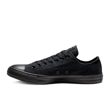 Converse Chuck Taylor All Star Canvas Low Top Sneaker, Black Monochrome ,10.5 womens_us/8.5 mens_us