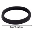 thumbnail image 3 of 100PC Elastic Black Hair Bands Polyester Material No Damage and Durable, 3 of 8