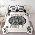 thumbnail image 1 of YST Vintage Minimalism Bedding, 7-Piece, Geometric Wave Line, Full Size, 1 of 4
