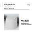 thumbnail image 4 of EGNMCR Mini Trash Can With Lid, Mini Trash Can With Lid, Desktop Mini Trash Can, Countertop Mini Trash Can, Desktop Mini Trash Can, Mini Trash Basket,, 4 of 7