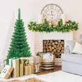 thumbnail image 3 of Gymax 4.5ft Pre-Lit Pencil Christmas Tree Traditional Indoor Decoration, 3 of 10