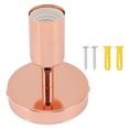 thumbnail image 2 of Base de Lampe Murale, Support d'Ampoule en Fer Brossé pour Chambre Or Rose, 2 of 7