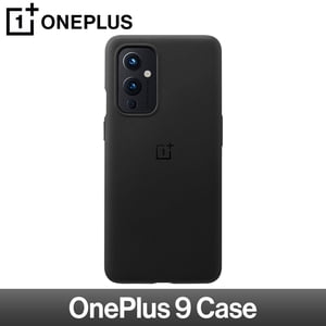 OnePlus Newest Original OnePlus 9 Phone Case Sandstone Bumper Case Protective Cover Simple Design Black