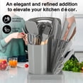 thumbnail image 3 of 23 PCS Silicone Kitchen Utensils Set And Kitchen Knife Set With Removable Knife Cover, Non-Stick Heat Resistan Kitchen Tools Best Kitchen Cookware, 3 of 12
