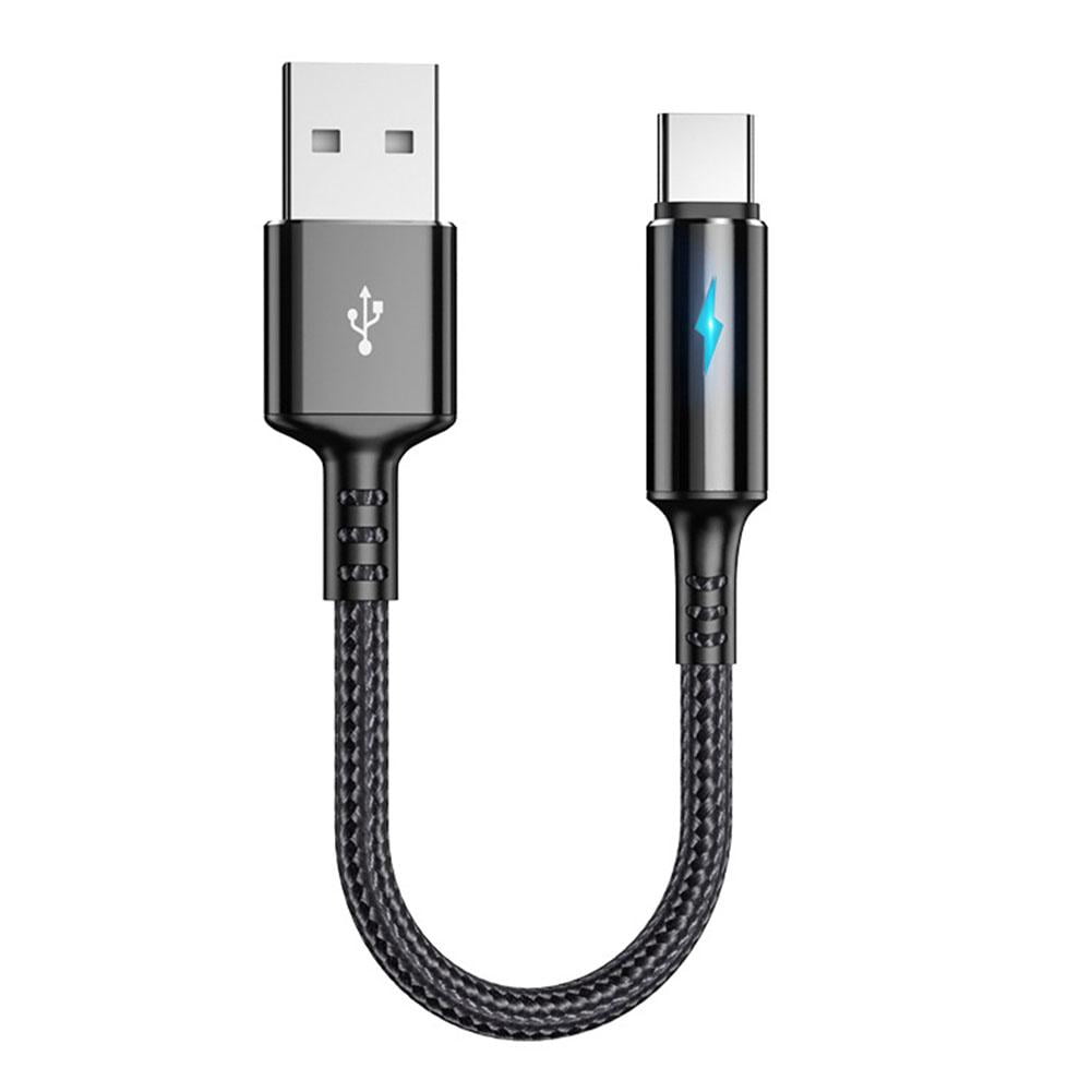 USB to Type C Charger Cable Short Data Cable Fast Charging Lead Data Cord