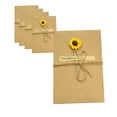 thumbnail image 2 of QTOCIO 10pcs Birthday Invitation Card Birthday Cards Kraft Paper Card Mother's Day Gift Card Flower Cards Blessing Card Wedding Cards Party Card Flowers Greeting Card, 2 of 4