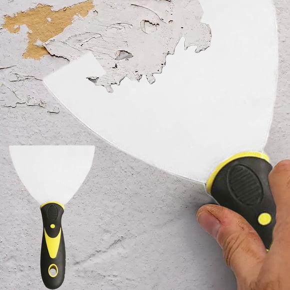 Sale Today Clearance! Double Color Handle Carbon Steel Parget Knife Suitable For Home Industrial Cleaning Plaster Board Removal Plastering Paint Scraper Tool No Rust