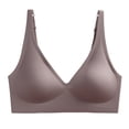 thumbnail image 4 of Timegard Womens Bras Adjustable Strap Wireless Deep V Neck Smoothing Full Support Comfort Everyday Bra, 4 of 6