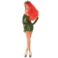 thumbnail image 2 of FAROOT Costume de Lierre Vert de Luxe pour Femmes, Robe Sans Manches à Fausses Feuilles à Paillettes avec Ensemble Gants, 2 of 5
