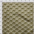 thumbnail image 4 of oneOone Rayon Dark Olive Green Fabric Geometrical Craft Projects Decor Fabric Printed By The Yard 56 Inch Wide, 4 of 4