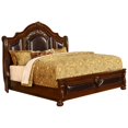 thumbnail image 1 of Bessy Traditional Cherry Wood King Platform Bed, 1 of 1