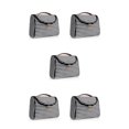 thumbnail image 1 of fastboy Large Capacity Cosmetic Storage Bag - Store All Makeup In One Place Choose Multiple Colors Black  white stripe 5Set, 1 of 6