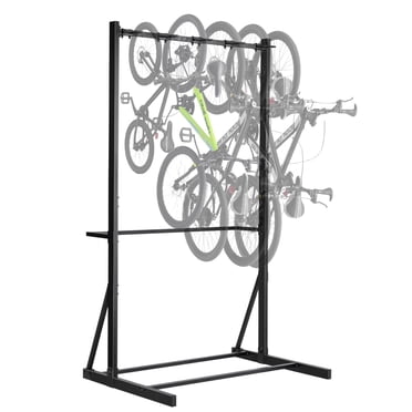 VEVOR Porte-Vélo Autoportant Max 5 Vélos Rangement Organisateur de Vélo Porte-Vélo sur Pied