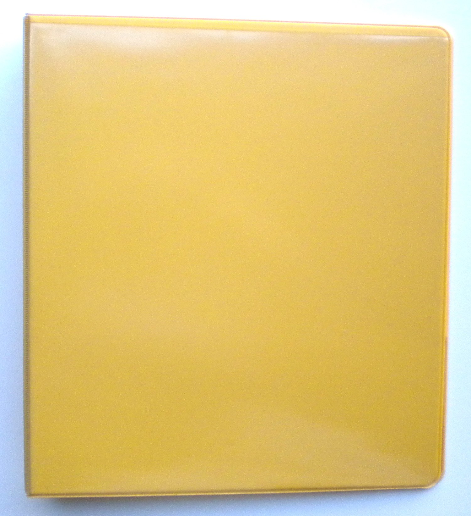 Yellow 3 Ring 1" View Binder 8.5 X 11