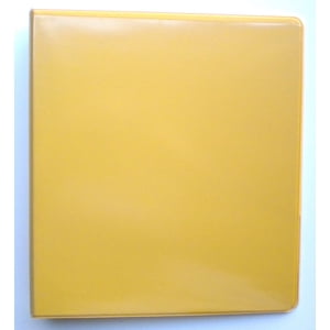 Jaune 3 Anneau 1" Affichage Binder 8.5 X 11
