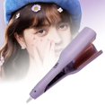 thumbnail image 2 of Hearth & Gear French Curling Rommantic French Egg Roll Curling French Egg Roll Curling V Shape Ceramic Hair Crimper Adjustable Temperature Curling Wand And Split Ends Hair Shampoo And Conditioner, 2 of 6