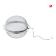 thumbnail image 2 of Bouilloire de Cuisson en Acier Inoxydable à Mailles Fines Infuseur Réutilisable Porte-Filtre à Épices Boule Accessoires de Maison de Thé 5.5cm, 2 of 9