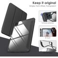 thumbnail image 2 of for iPad Pro 11 (2021), iPad Pro 11Case with Transparent Shockproof Back Cover[Built-in Pencil Holder,Auto Sleep/Wake,Camera Protection]-Black, 2 of 7