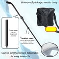 thumbnail image 4 of Undercarriage Inspection Mirror, Under Vehicle Inspection Mirror High Strength Acrylic Aluminum Structure Shatterproof with Detachable Light for Goods Shelves, 4 of 7
