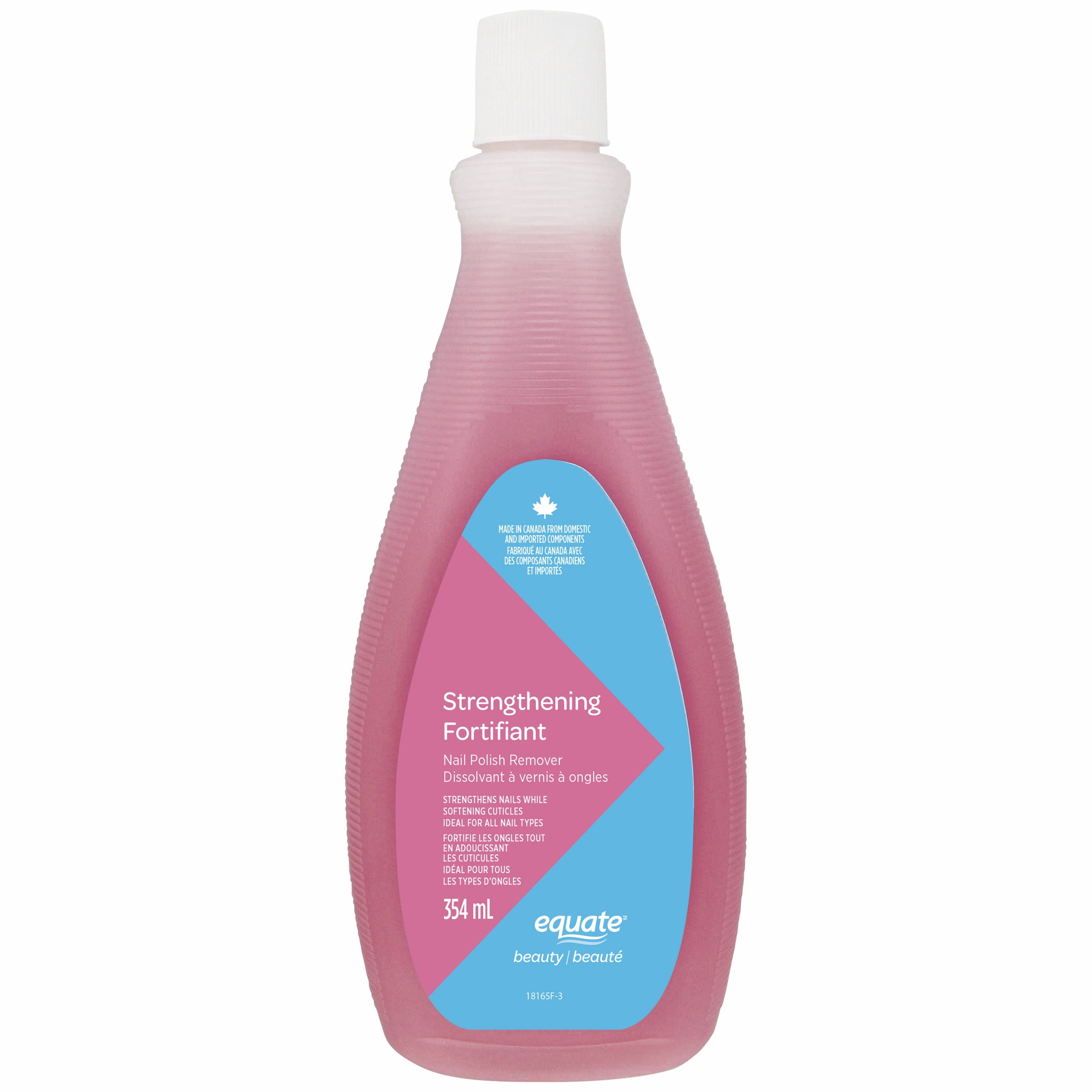 Equate Beauté Dissolvant à Vernis à Ongles Fortifiant