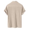 thumbnail image 2 of BOBOGOJP Chemises de Golf pour Hommes à Manches Courtes Légères à Séchage Rapide Randonnée Golf Pêche (Beige, TG), 2 of 4