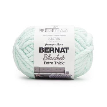 Bernat® Blanket Extra Thick™ #7 Jumbo Polyester Yarn, Ice 21.2oz/600g 72 Yards