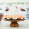 thumbnail image 4 of Home Trend Acacia Wood Cake Stand 11.8inch, 4 of 8